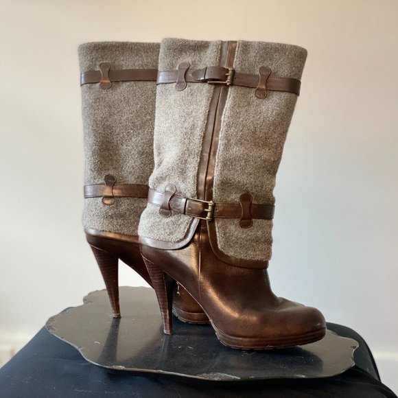 Cole Haan Air Kennedy Buckle Boots (Sz. 9) - Picture 1 of 5